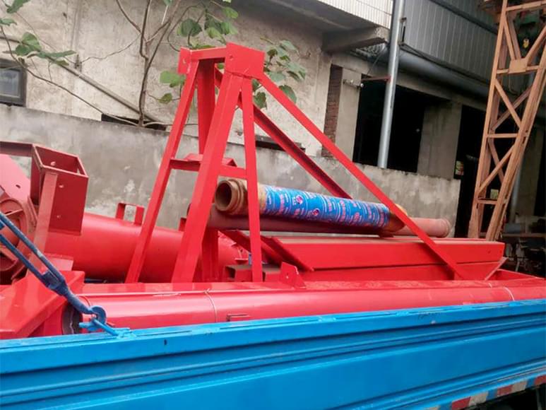 鲁科重工混凝土布料机交付南京鲁能泰山项目 鲁科重工混凝土布料机交付南京鲁能泰山项目