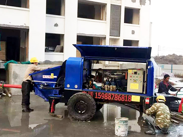 鲁科重工细石混凝土泵合作秣陵新市镇安置房项目 鲁科重工细石混凝土泵合作秣陵新市镇安置房项目