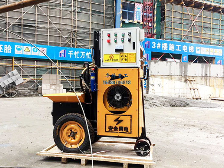 二次结构输送泵交付南通二建栖霞项目 二次结构输送泵交付南通二建栖霞项目