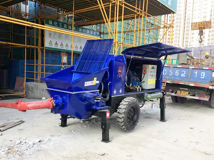 鲁科重工超高压细石泵合作江苏兴厦建筑镇江吾悦广场项目 鲁科重工超高压细石泵合作江苏兴厦建筑镇江吾悦广场项目