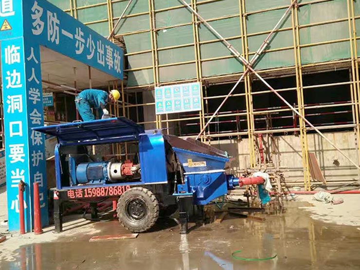 细石混凝土泵合作江苏润固建设集团海宁项目 细石混凝土泵合作江苏润固建设集团海宁项目