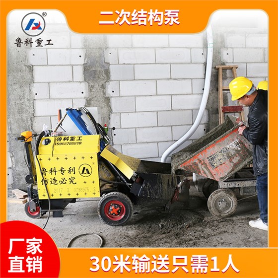 砼二次结构泵