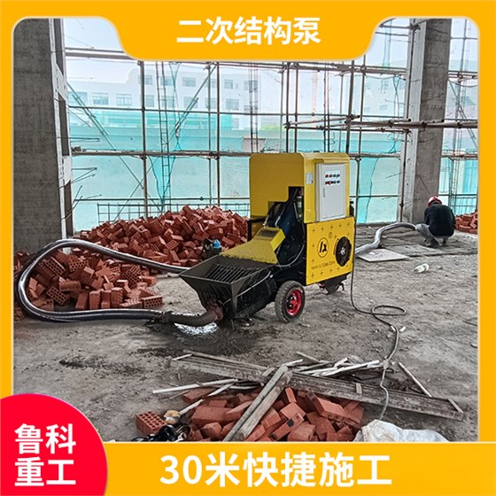 二次结构柱输送泵