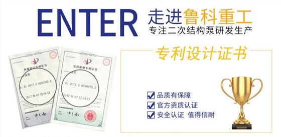 二次结构柱输送泵