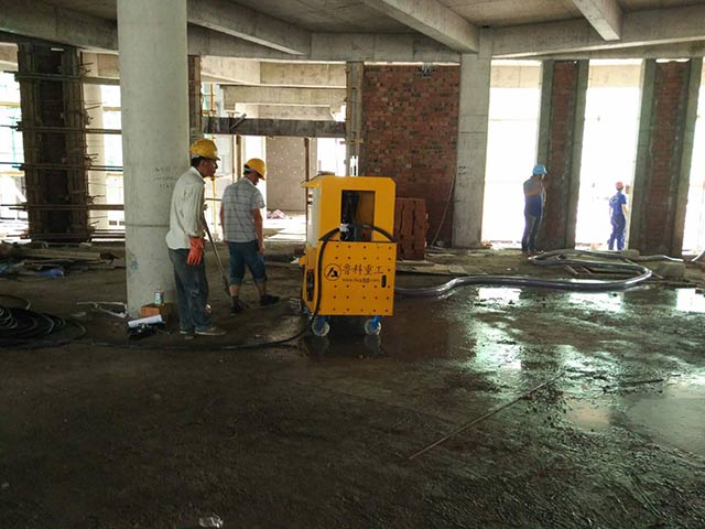 二次构造柱泵楼层施工