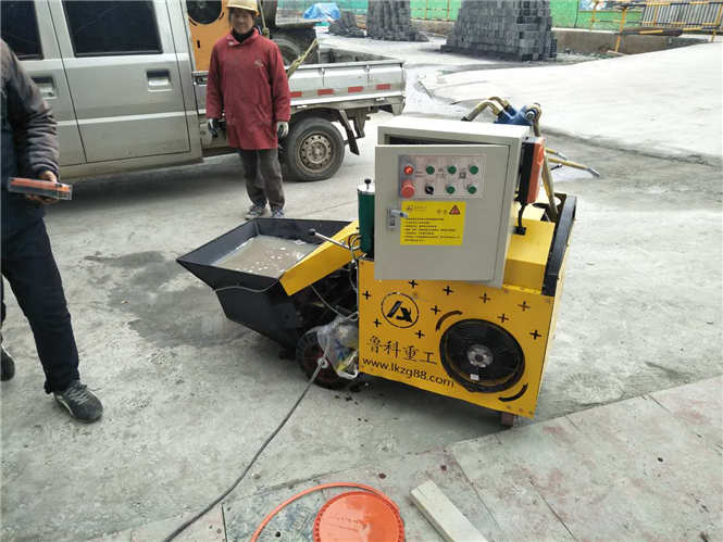 二次构造柱上料泵合作大地建设南京六合科创园项目